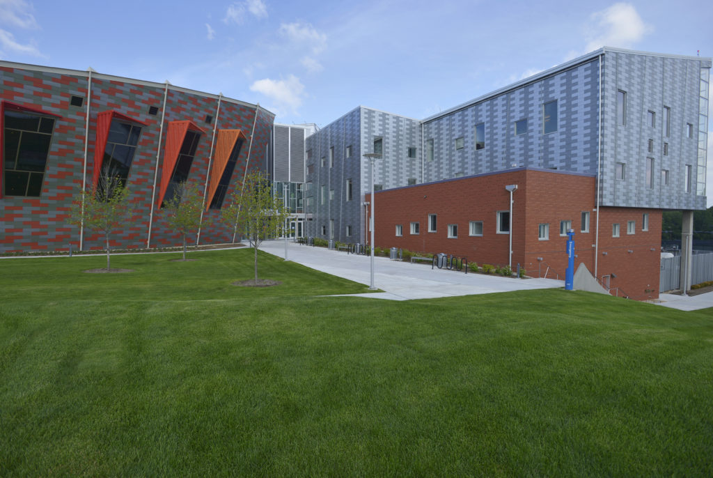 Image of the exterior of the WCSU Visual and Performing Arts Center