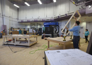 image of the WCSU scene shop