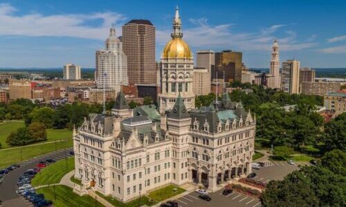 Hartford aerial view