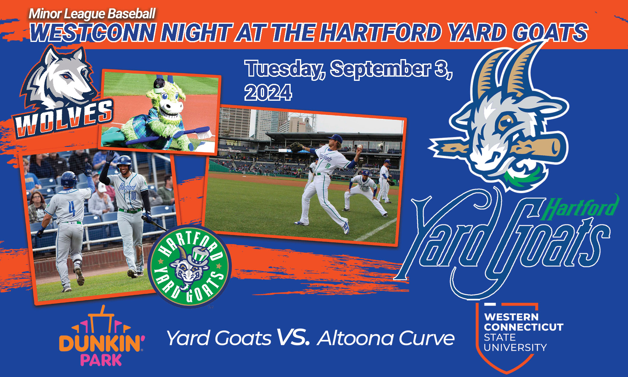 WestConn Day at Hartford Yard Goats