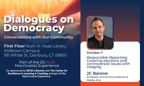 Dialogues on Democracy JC Barone flyer