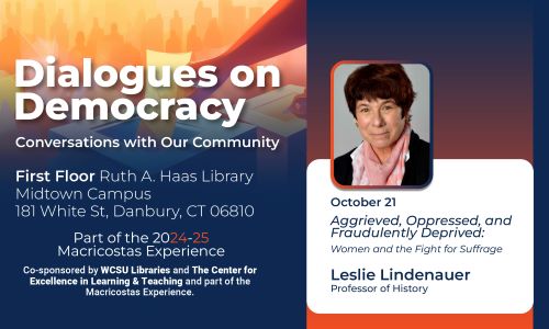 Dialogues on Democracy Leslie Lindenauer flyer