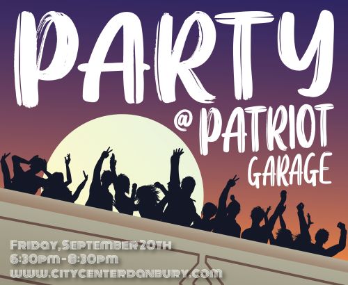 Party at Patriot Garage flyer