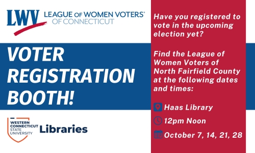 Voter registration flyer