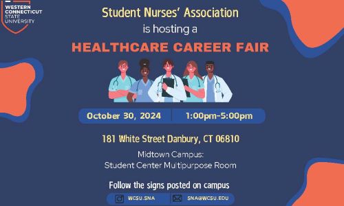 SNA Healthcare Career Fair flyer