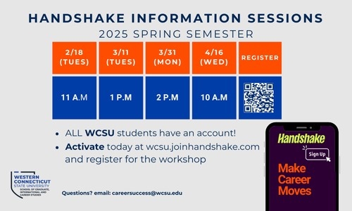 Handshake Information Session flyer