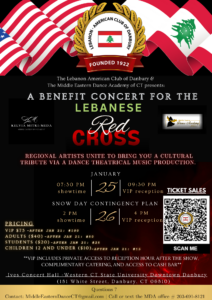 Lebanese Red Cross event flyer