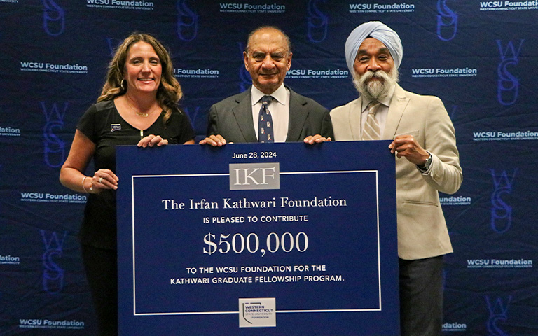 Kathwari family continues its community-building tradition by funding Graduate Fellowship Program at WestConn