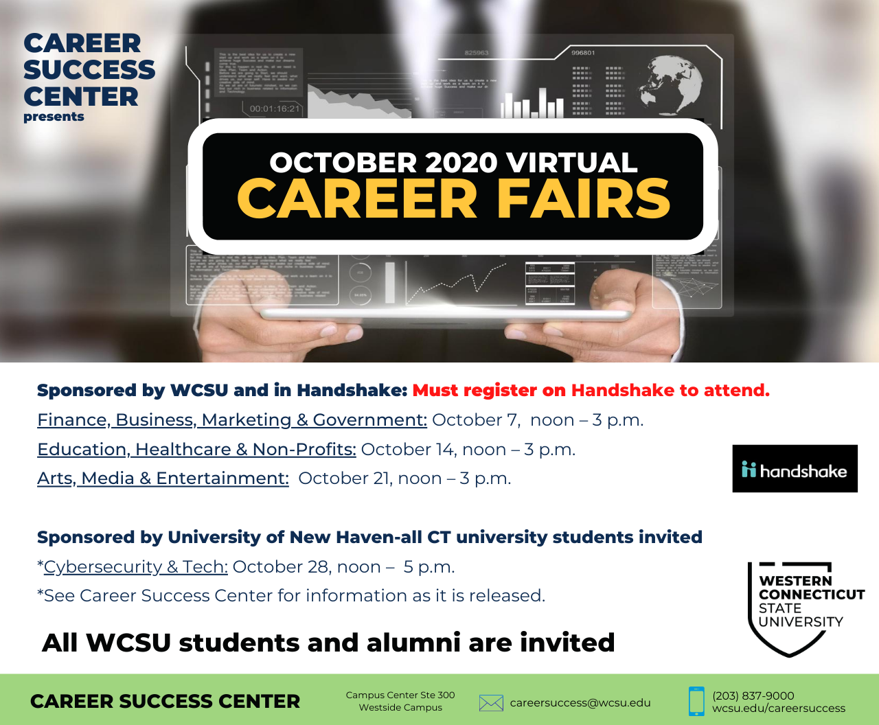 UNH Virtual Career Fair (Connecticut college students only) News & Events