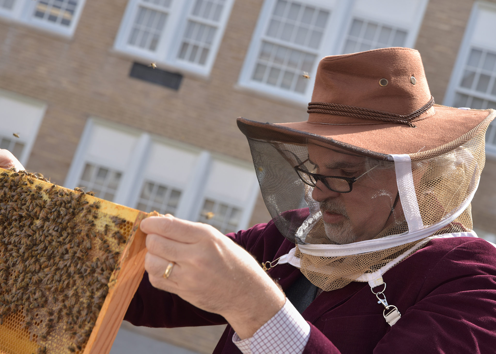 Biodiversity graduate students JoAnn D’Addio and Tim Martin