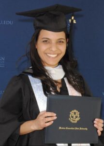 Fernanda Carvalho at her 2012 Commencement