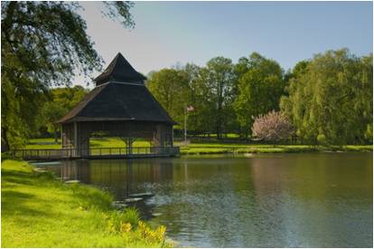 Image of Ives Concert Park gazebo