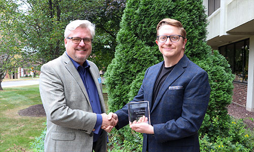 WestConn’s Dr. Adam Brewer receives Provost’s Teaching Award